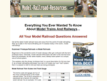 Tablet Screenshot of model-railroad-resources.com